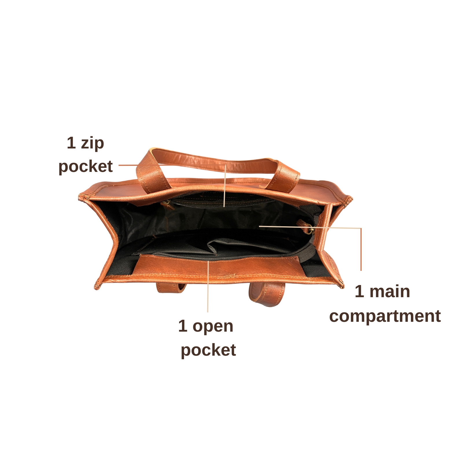 Madosh, Genuine Leather Classic Brown Half Moon Shoulder Tote Style Fashion Sleek Everyday Handbag Purse for Women